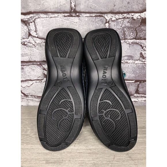 Naot Sky Blue Leather Mary Jane Strap Clogs Comfort Shoes Women Sz 38EU/7.5M US - Picture 13 of 16